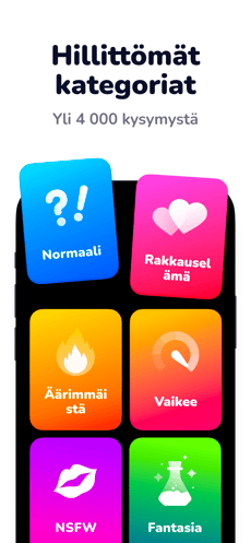 Screenshot Kumpi mieluummin app