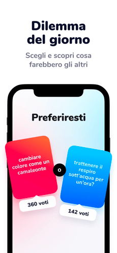 Screenshot Preferiresti app