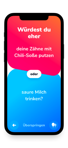 Screenshot Würdest du eher app