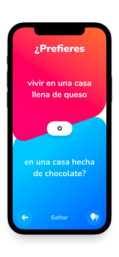 Screenshot Qué prefieres app