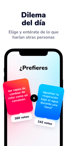 Screenshot Qué prefieres app