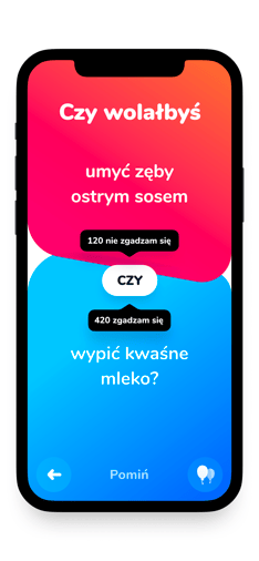 Screenshot Co wolisz app