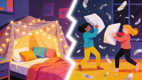 Preguntas de ¿Qué Prefieres? para pijamadas